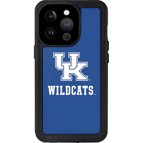 University of Kentucky UK Wildcats iPhone 15 Pro Waterproof Case